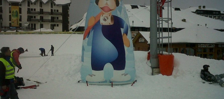 Figura maskote u ski centru Kopaonik