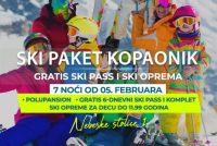 ***Nebeske stolice 1 – Ski paketi GRATIS SKI PASS za decu, Kopaonik